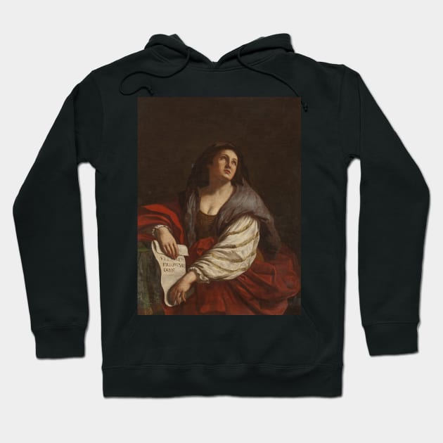 The Cimmerian Sibyl by After Guercino Hoodie by Classic Art Stall